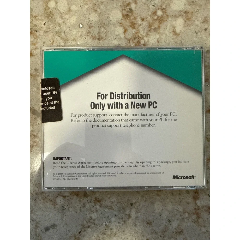 Vintage Microsoft Works 1994 CD-ROM Windows Software Includes Microsoft Money 3